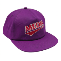 Nieuwe aanwinst: 5-panel petten voor volwassenen met aangepaste geborduurde logo's, ongestructureerde flat brim snapback cap