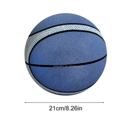 Basket-ball rebondissant silencieux balle de pratique intérieure très élastique basket-ball sans bruit pour l'entraînement à domicile