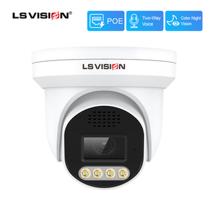 LS Vision tùy chọn 2MP 5MP 8MP tháp pháo CCTV <span class=keywords><strong>IP</strong></span> <span class=keywords><strong>Camera</strong></span> 25FPS đầy đủ thời gian thực con người phát hiện không thấm nước ai an ninh PoE Dome <span class=keywords><strong>Camera</strong></span> - Product Image 2