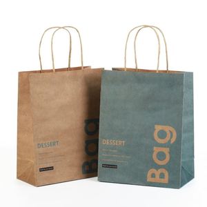 Sac en papier artisanal pour petits cadeaux, 100 % recyclable, écologique, avec poignée renforcée et votre propre logo - Product Image 3