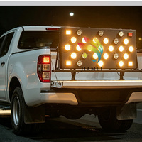 Module de feux de signalisation à lentille nid d'abeille 100mm 125mm 12V IP65 Étanche Haute Luminosité LED Accessoires pour Panneau de Signalisation Fléché de Chantier