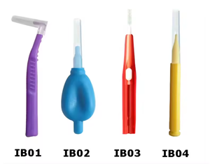 Sikat gigi Interdental berbentuk L ortodontik untuk dewasa sikat gigi bersih dengan kawat baja tahan karat bahan nilon untuk anak-anak - Product Image 3