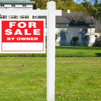 Panneau de signalisation immobilière pour visites immobilières et ventes de jardin, avec options de base plate et de base gothique, en PVC blanc