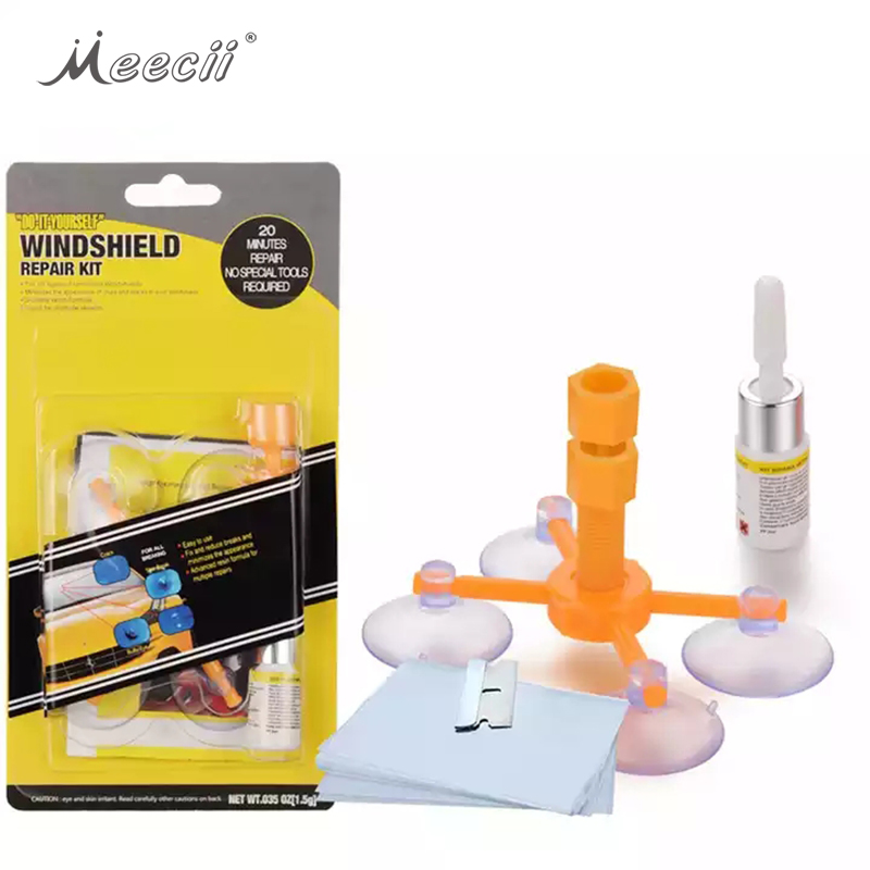 Наборы для ремонта ветрового стекла, восстановление царапин и трещин, полимерный Набор для ремонта автомобильного стекла и ветрового стекла