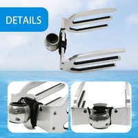 Accessoire de quincaillerie de bateau Planche de réveil polie miroir Support de support marin Planche de réveil de bateau