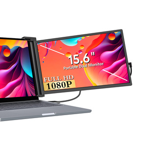 2025 mới đa màn hình máy tính 15.6 inch LCD 1920*1080P IPS máy tính xách tay kép xách tay màn hình Extender chơi game màn hình - Product Image 1