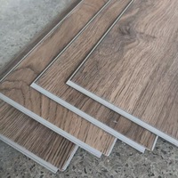 Losetas de Plástico Resistentes a la Humedad, LVT, LVP, Sistema de Clic, 6mm/8mm, Vinilo PVC Impermeable, Piso SPC, Diseño de Hotel, Patrón de Piedra, Cristal