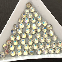 Piedras de Cristal Ecológicas con Diseño de Luna y Cielo Estrellado, para Decoración de Vestidos