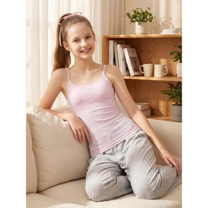 เสื้อกล้ามมีโครง FOXA พร้อมบราในตัว สายปรับได้ สำหรับเด็กผู้หญิง ใส่เต้นรำหรือใส่ลำลอง อายุ 7-16 ปี - Product Image 3