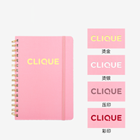Carnet de notes pour femmes et hommes, 2 carnets à spirales, carnet ligné pour notes de travail, journalisation