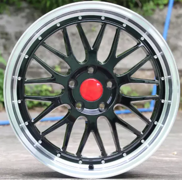 Popular style Aluminium wheel rim 16 18 20 inch black custom Polished Deep Dish aluminum wheel for casting car wheel rim