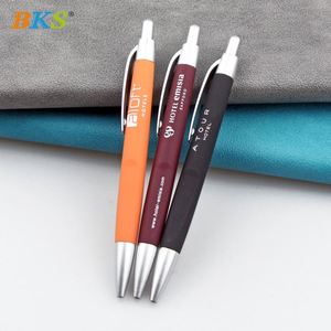 Colorful Smooth Writing <b>Ballpoint</b> <b>Pen</b> Plastic <b>Pens</b> with Custom Logo in Stock Black Ink 1.0mm Tip Modern Design - Product Image 3