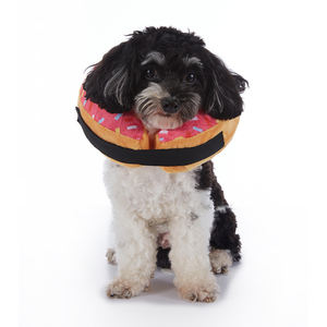 개와 고양이를위한 새로운 부드러운 귀여운 애완 동물 엘리자베스 칼라 과일 패턴 고양이 복구 칼라 보호 풍선 고리 - Product Image 4