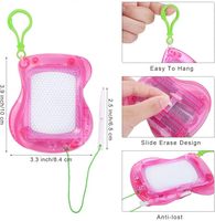 Mini tableau magnétique de logistique, porte-clés effaçable, bloc-notes à gribouiller pour enfants, idéal pour les récompenses de classe et les cadeaux de sacs surprises
