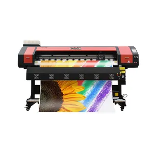 बैनर प्रिंट पोस्टर प्रिंट के लिए उच्च गुणवत्ता वाला व्यवसाय या घर का उपयोग इको सॉल्वेंट प्रिंटर i3200 2 हेड के साथ हो सकता है।