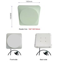 Lecteur RFID UHF 860-960 MHz, lecteur de cartes longue portée 5 m avec sortie relais et cryptage pour contrôle d'accès des véhicules et système de stationnement