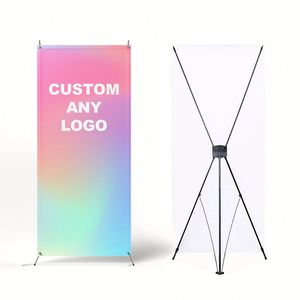 Wholesale Custom X <b>Banner</b> Stand Aluminum Alloy Advertising Display for Exhibition & Trade Show Promotional Flags & <b>Banners</b> - Product Image 2