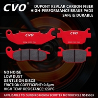 Nouvelles plaquettes de frein à disque en fibre de carbone CVO pour scooter Sundiro NS150GX, ensemble de remplacement