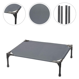Cama Elevada para Perros y Gatos, para Exteriores, con Marco de Aluminio, Material Teslin, Funda Extraíble y Lavable - Product Image 3