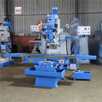 Fraiseuse verticale robuste de type lit X713, équipement de fraisage de précision pour métaux, table rotative, certifiée CE