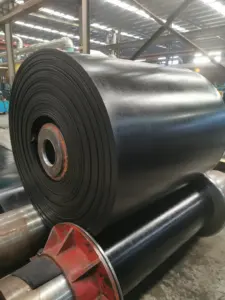 Heat Fire Abrasion Resistant Fabric Transport 1000mm EP400 Rubber Conveyor Belt For Heavy Rock