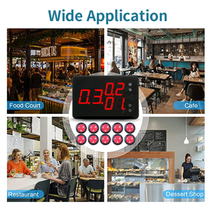 ระบบเรียกโต๊ะแบบไร้สายสำหรับโรงแรมและร้านอาหารระบบเพจเจอร์ประหยัดค่าใช้จ่ายแรงงาน - Product Image 2