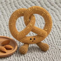 Kit de matériel de crochet Amigurumi fait main, fournitures complètes, ensemble de jouets en tricot pour débutants, projet artisanal, cadeau de Noël