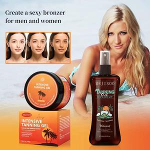 240ml venta directa de fábrica cuerpo bronceado brillo bronce piel cuerpo aceite de absorción rápida bronceado hidratante aceite de coco - Product Image 1