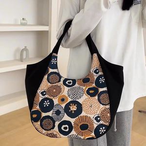 Trending Now Woman Purse Bags Luxury Handbags <b>Canvas</b> Clothing Sustainable African Structured <b>Tote</b> Bag With Pocket and Zipper - Product Image 1