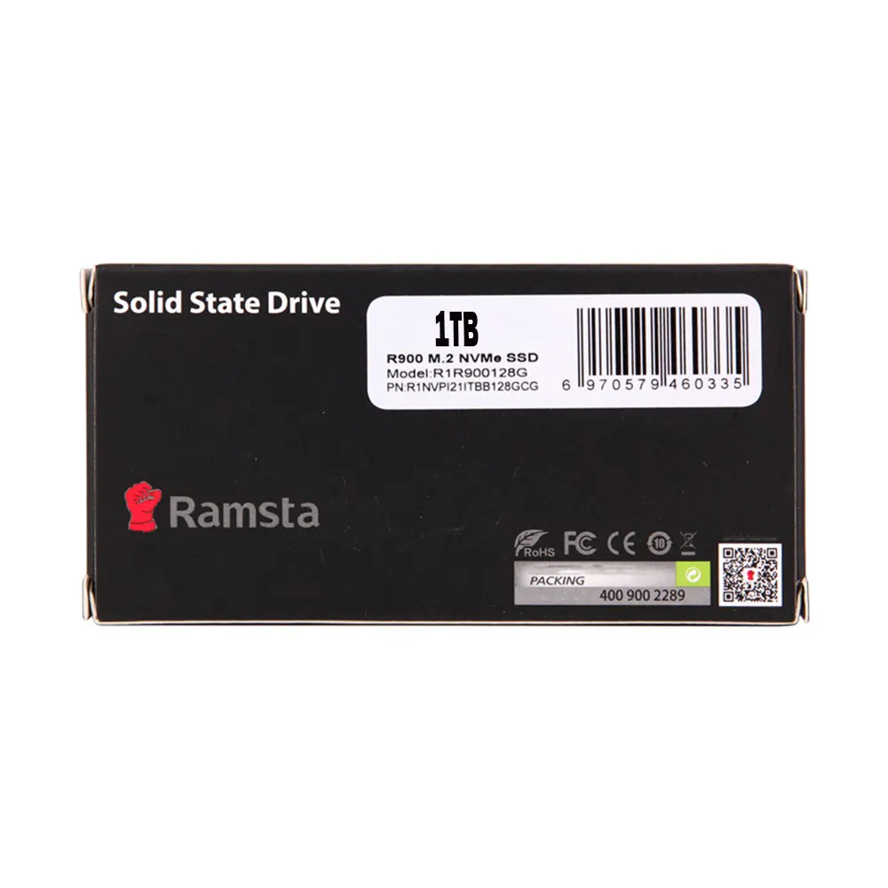 State Hard Drive SSD Internal Retail Packing Box Solid 1 Tb Ramsta Nvme M.2 M2 1TB 3 Years Support Wd Ssd Ssd Black Pcie SMI