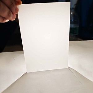 Feuille de <span class=keywords><strong>Polycarbonate</strong></span> givré <span class=keywords><strong>opale</strong></span> claire de lait solide utilisé pour l'abat-jour/<span class=keywords><strong>plaque</strong></span> de Diffusion de lumière Lightbox Design moderne pour l'hôtel - Product Image 2