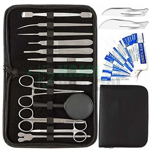 Instrumento quirúrgico básico para cirugía menor, kit de disección médica de acero inoxidable - Product Image 1