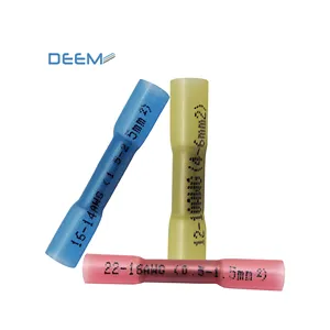 DEEM Insulated Heat Shrink Crimp Splice Connector terminals red blue yellow