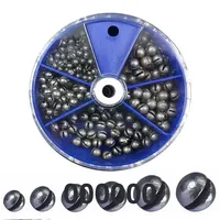 500 pièces/sac en vrac fendu plombs boîte plombs plomb creuset pour plombs de pêche