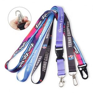 Custom Manufacturer-Printed Polyester Neck ID Holder Card Lanyard Offset & Silk Screen Printing for Teachers - Product Image 2