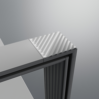 Panneau de séparation de bureau en aluminium de 60 mm, acoustique et offrant de l'intimité, pour hôpital, entrepôt, espace commercial