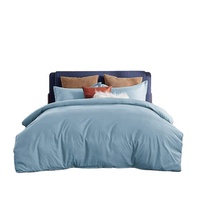 Lady moda — ensemble de literie moderne, simple, élégant, Beige et blanc, en microfibre, housse de couette d'hôtel, pour chambre à coucher, vente en gros