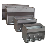 Mangeoire automatique en acier inoxydable pour élevage porcin, bergerie et enclos d'engraissement pour porcelets
