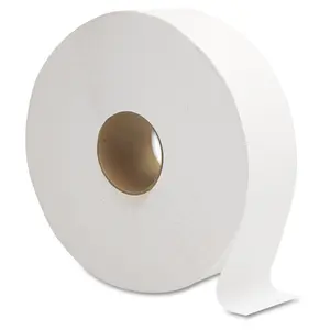 100% Recycled White 2 Ply Jumbo Toilet Tissue Roll Paper
