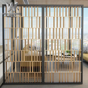 Cloison de séparation moderne découpée au laser en acier inoxydable poli pour restaurant, hôtel, hall d'entrée, sur mesure - Product Image 6