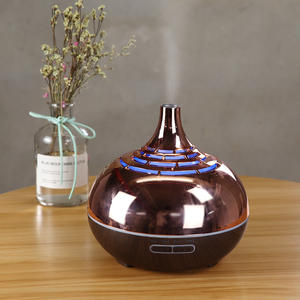 Difusor de Aromas YX-150 con Electroplacado, 400 ml, Ultrasónico, Purificador de Aire para Hogar y Escritorio, con Diseño de Madera - Product Image 1