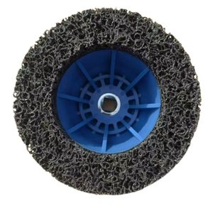 150mm（6インチ）径ホイールハブクリーナー研磨ディスク、厚さ10mm、中硬度、OEMカスタマイズ可能、錆除去ツール - Product Image 5