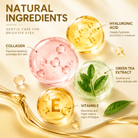 Masque pour les yeux en collagène hydrolysé de haute qualité, directement de l'usine, avec étiquette privée OEM/ODM pour les marques de beauté et les spas