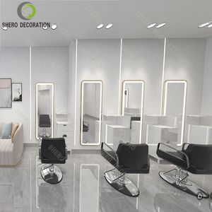 Modern Barber Shop <span class=keywords><strong>Furniture</strong></span> Sets Hair Beauty <span class=keywords><strong>Salon</strong></span> Nail Barber <span class=keywords><strong>Salon</strong></span> <span class=keywords><strong>Chair</strong></span> LED Espelho Shampoo <span class=keywords><strong>Chair</strong></span> Thai Massage Head Spa Bed - Product Image 5