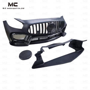 Kit carrosserie Aero pour Benz <span class=keywords><strong>AMG</strong></span> <span class=keywords><strong>GTS</strong></span> 2015-2021 Demi-carbone Facelift I Style Kit pare-chocs pour Mercedes Benz <span class=keywords><strong>AMG</strong></span> <span class=keywords><strong>GTS</strong></span> Pare-chocs avant - Product Image 4
