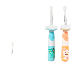 Ensemble de brosse à dents électrique rechargeable <span class=keywords><strong>pour</strong></span> enfants + <span class=keywords><strong>dentifrice</strong></span> <span class=keywords><strong>pour</strong></span> bébé de plus d'un <span class=keywords><strong>an</strong></span>, brossage automatique, boutique officielle authentique Beiqin - Product Image 1