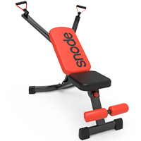 Snode Banc d'haltère réglable moderne Équipement d'exercice assis pliable en métal pour l'entraînement de musculation