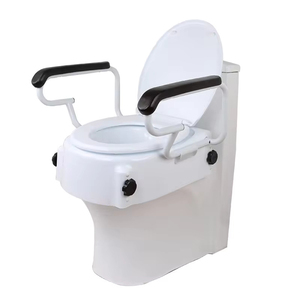 Portable Folding Raised Toilet Seat with Handles