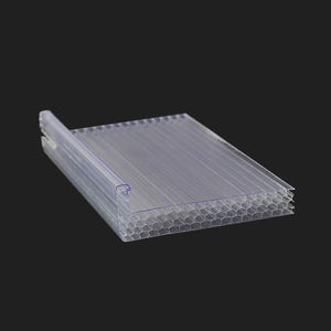 Revêtement UV durable 10mm <span class=keywords><strong>12mm</strong></span> Feuille multiparoi en <span class=keywords><strong>polycarbonate</strong></span> personnalisée <span class=keywords><strong>Plaque</strong></span> creuse en U pour système de toiture - Product Image 2