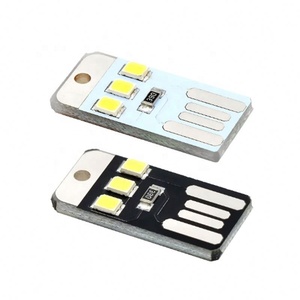 Lote de 10 Lámparas LED para Camping, Senderismo Nocturno, Linterna Portátil de Ahorro de Energía, Mini Linterna Ultrafina USB con Llavero - Product Image 1